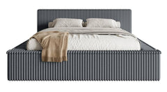 Bettgestell Rafe Rippenstoff 140 x 200 cm