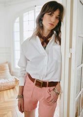 SHORT EN JEAN ROSE DE LA MARQUE JANE BLUE REFERENCE PERPIGNAN COUPE DROITE PAS TROP COURT TRES BEAU JOLIE QUALITÉ
