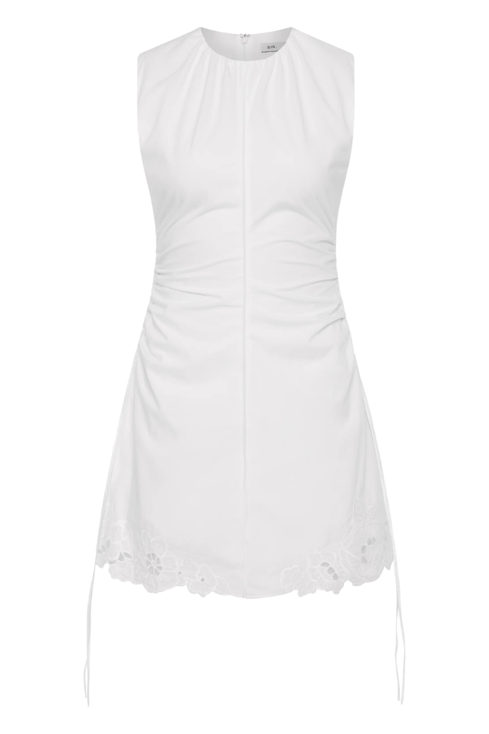 Klara Ruched Mini Dress - Ivory