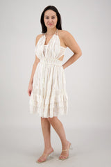 Solara Cutout Mini Dress 25163 - Advance Apparels Inc