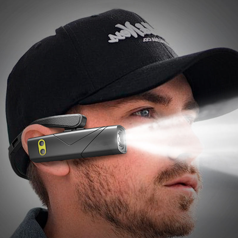💡 50% REA NU! 🔥 Lätt LED-Öronlampa - Uppladdningsbar & Hands-free, Perfekt för Löpning och Nattaktiviteter ✨