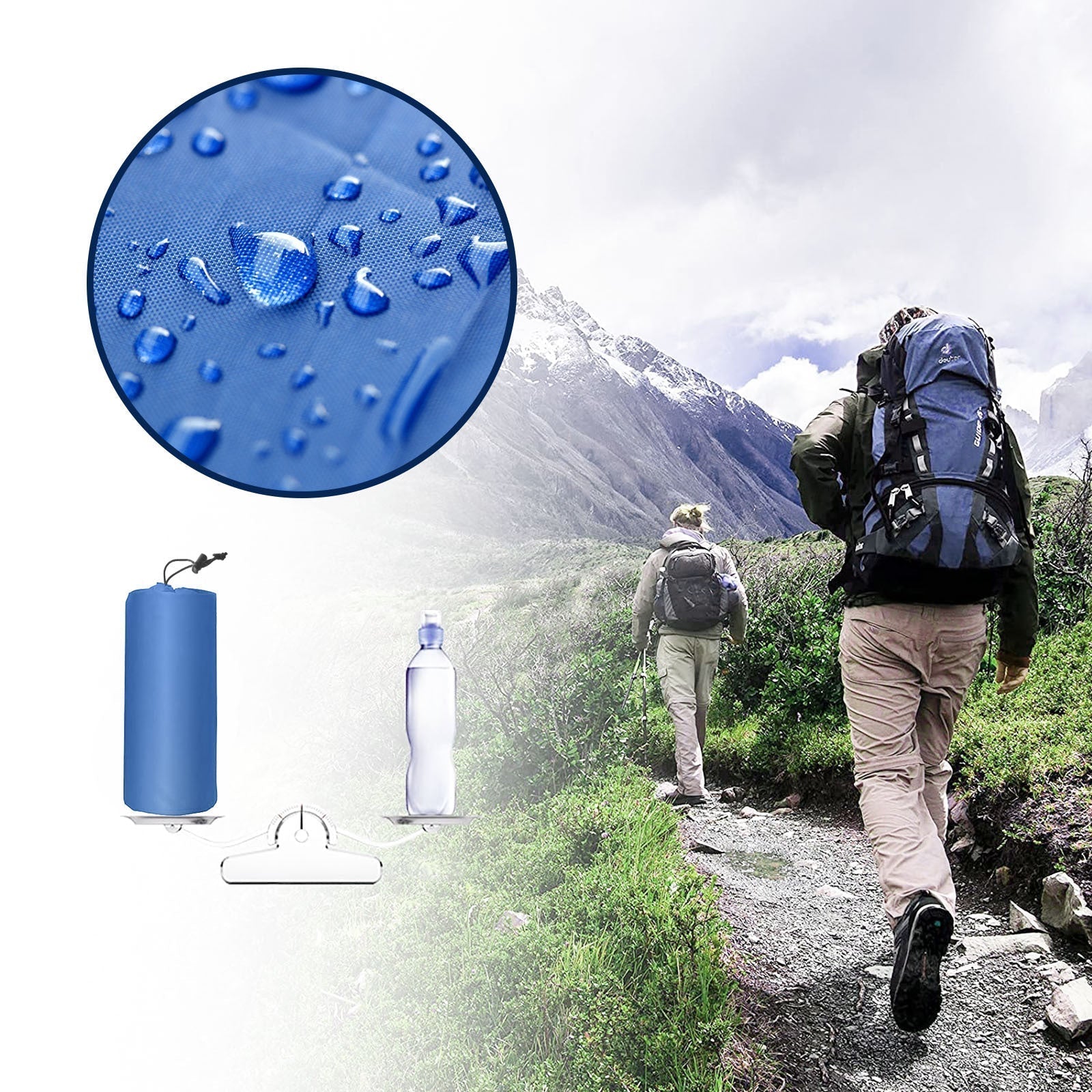 🛏️NÅ 50 % RABATT✨Oppblåsbar pute til utendørstelt - Premium madrass⛺️ Myk og komfortabel, vanntett og slitesterk for camping og turer 🌲