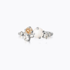 Caroline Svedbom - Stardust Ring Electric White Combo Rhodium