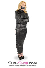 Straitjacket 7850DL Captured Beauty Faux Leather Straitjacket with Leg Binder