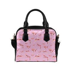 Strawberry Pink Shoulder Handbag (Model 1634) Shoulder Handbags (1634) e-joyer
