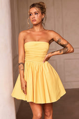 Sugar Crush Mini Dress - Yellow for women