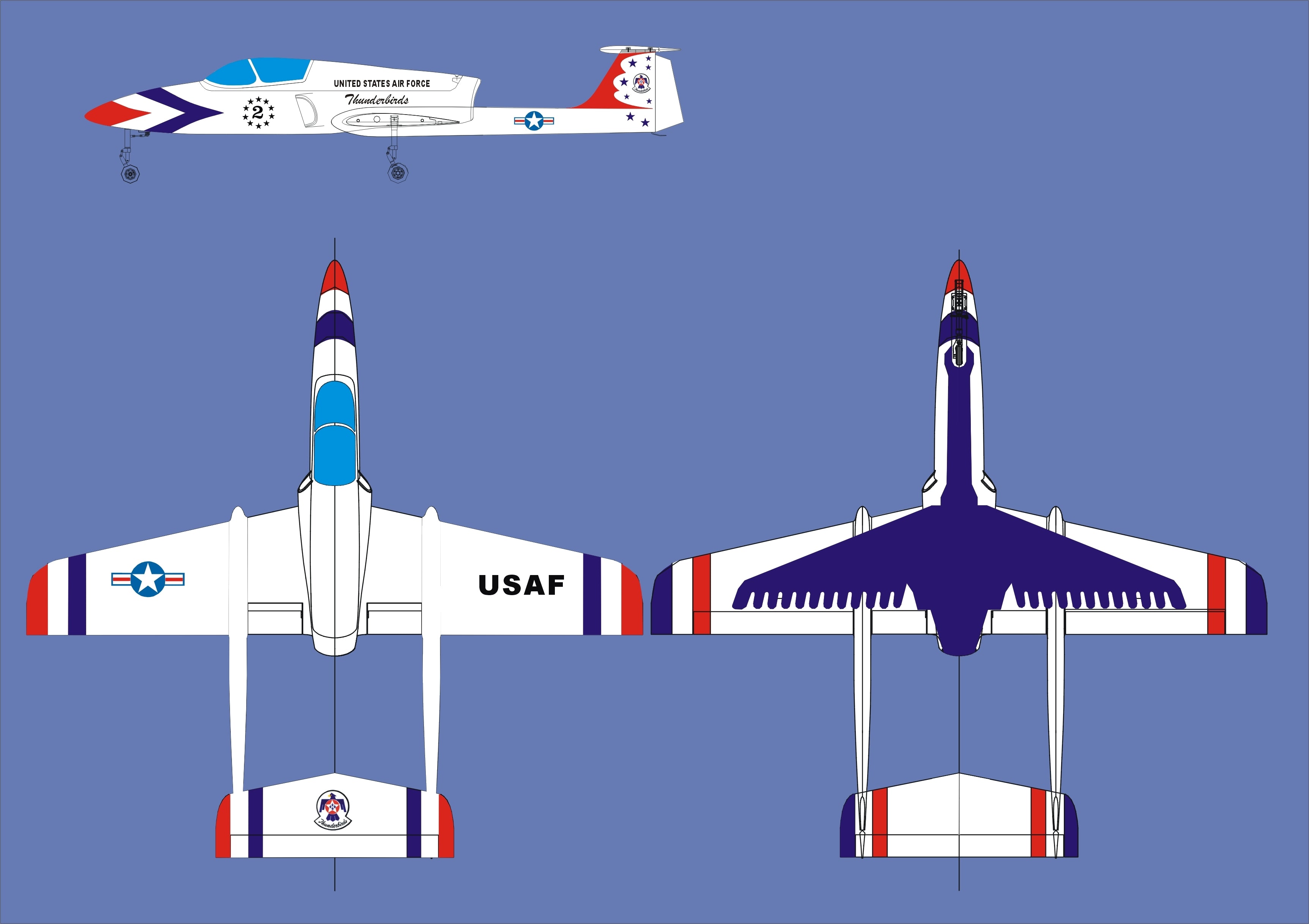 Boomerang Elan Thunderbird - Boomerang RC Jets