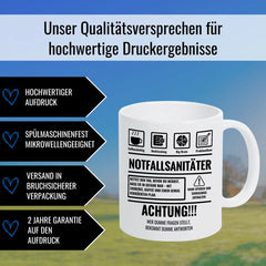 Tasse Sarkasmus Notfallsanitäter - Druckerino