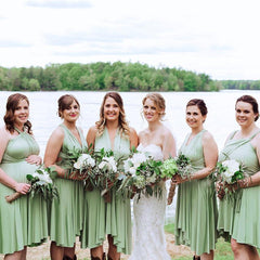 TDY Sage Green Short Infinity Dress