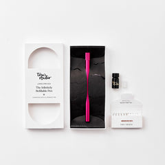Tom's Studio Fineliner Lumos Pro - Refillable Multi-Tip Pen: Raspberry / Duo Tip bei Nauli and Stories