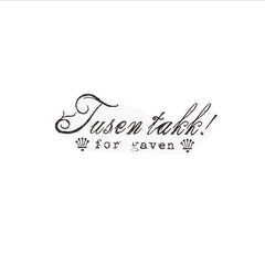 Inkido - Tusen takk for gaven - Stempel