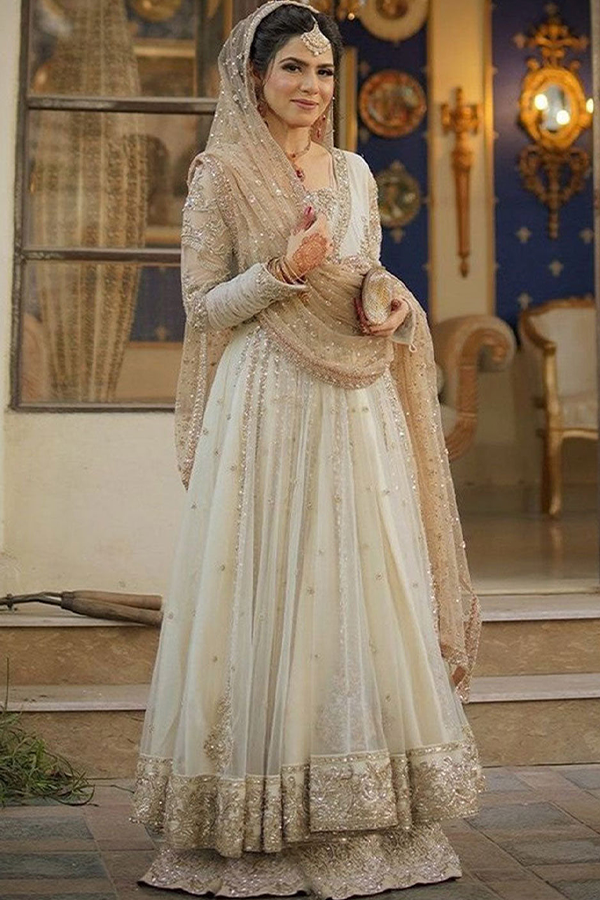 Ahlah White - Pakistani Designer Dresses