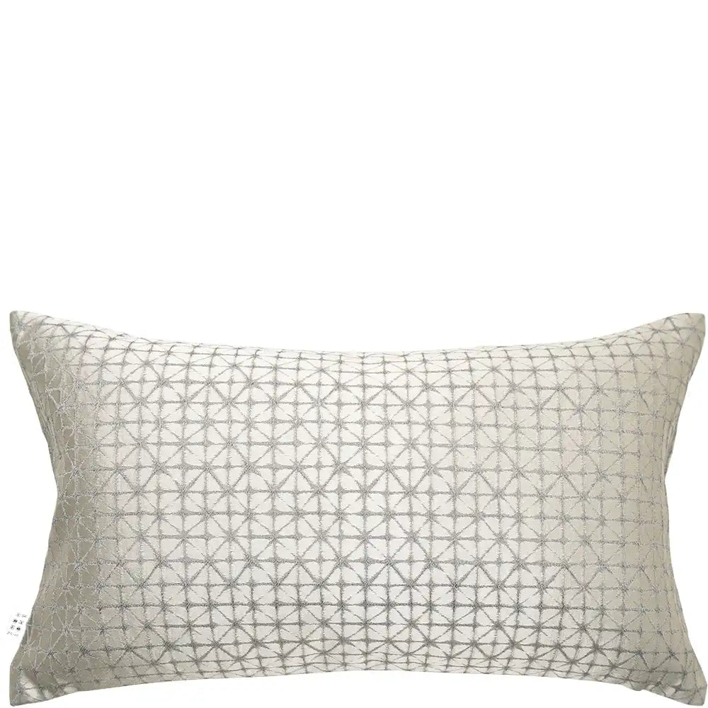 Elmas Klimt Ii Silver Diamond Cushion | Single Cushion | Product Image 1