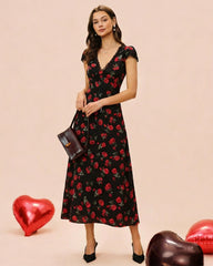 Women's Woven Polyester Maxi Dress Dresses - RIHOAS
