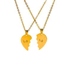 Collier Ma moitié | Acier inoxydable
