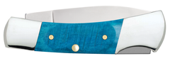 W.R. Case XX Knives Father's Day Lockback 10629 Caribbean Blue Bone Stainless Steel Pocket Knife