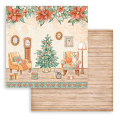 Stamperia  - All around christmas - Paper Pad    8 x 8"