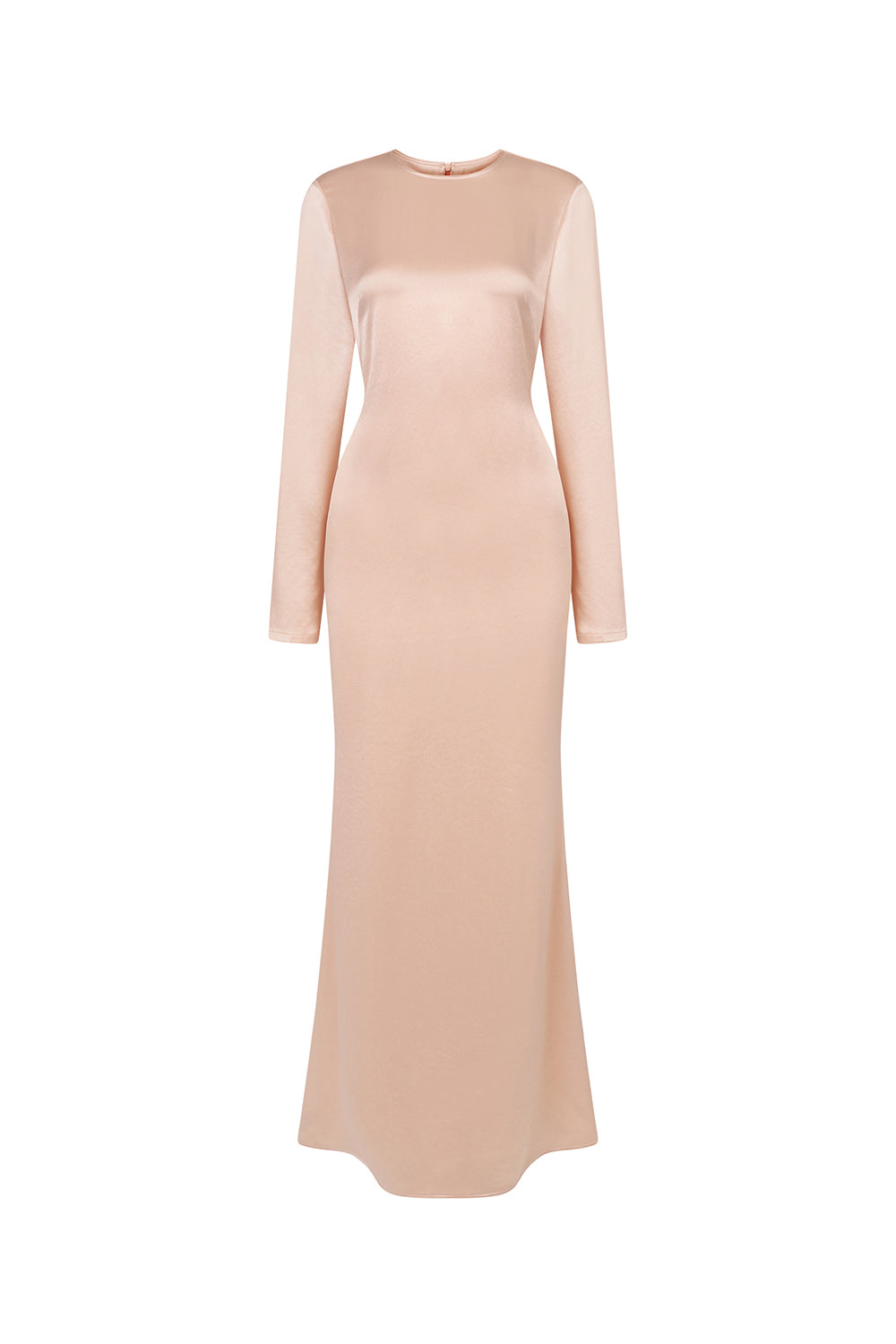 Mira A-line Long Sleeved Polyester Maxi Dress