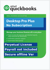 QuickBooks Pro 2019 Offline No Subscription For 5 Pc's Win 11 & 10