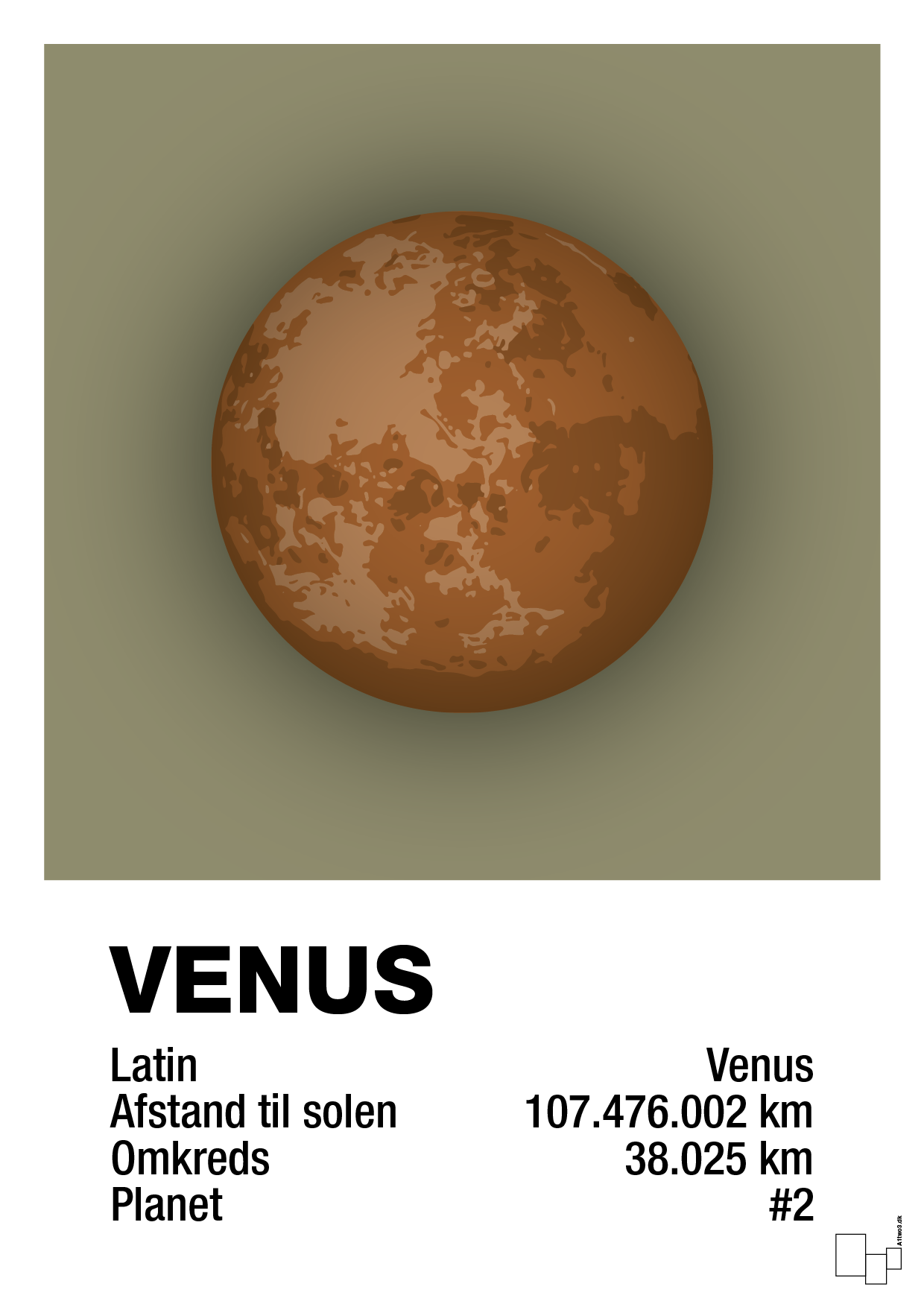 plakat: venus - misty forrest-Universet-A1two3