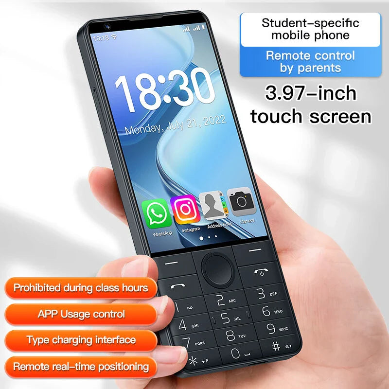 DOOV R70 Mini 3.97-inch Android 13.0 6GB RAM 128GB ROM Dual UIM Card 2600mAh 5MP+16MP Dual Cameras Built-in Deepseek QR Code Payment Type-C Interface 4G Mobile Phone