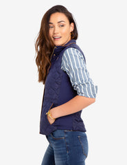SIDE KNIT QUILTED VEST - U.S. Polo Assn.