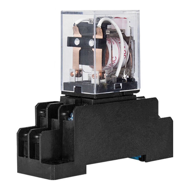 Chint (CHNT) JZX-22F-D-2Z-CA-DC12V--CZY08A-02 small intermediate relay 8 feet (relay + base)