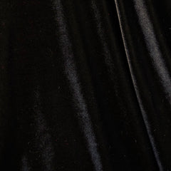 Classic Black Velvet Fabric