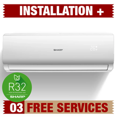 Sharp 12000 BTU Non Inverter Energy Efficient Air Conditioner - R32 (with Installation)