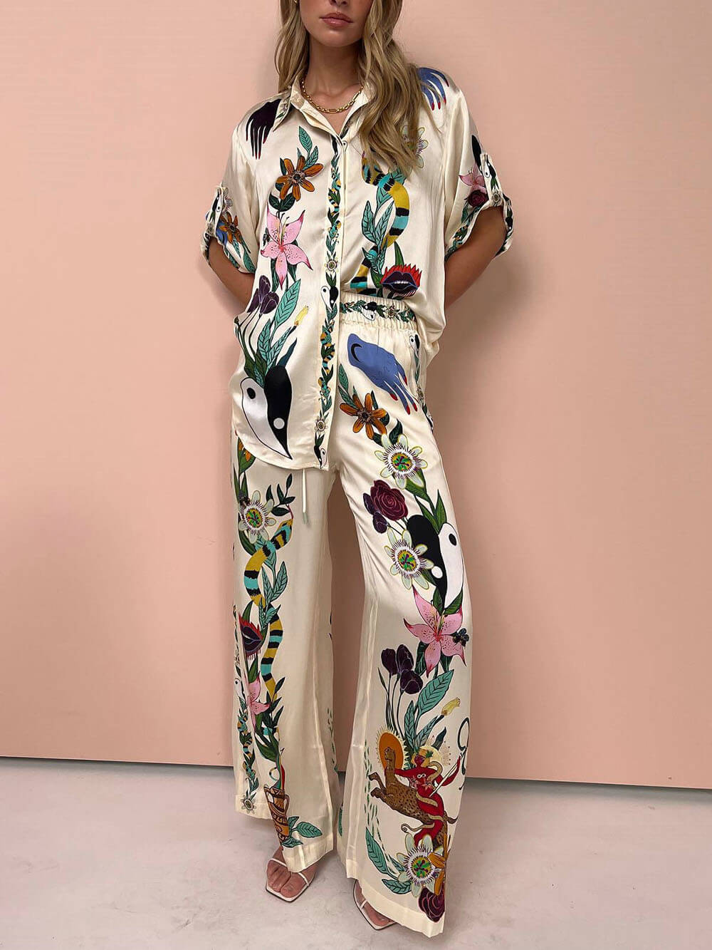 Buchmiller® | Casual Shirt And Pants Set For Women