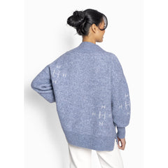 FAM V-neck Sweater Faded  Denim