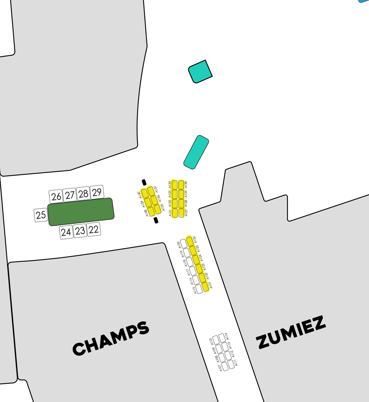 Lower Level A 6x4 Booths June 20th-21st | A121-A140
