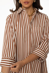 Morning After Shirt Dress-IVR/COGN-XS-CLOTHINGDRESSCASUAL-TWP