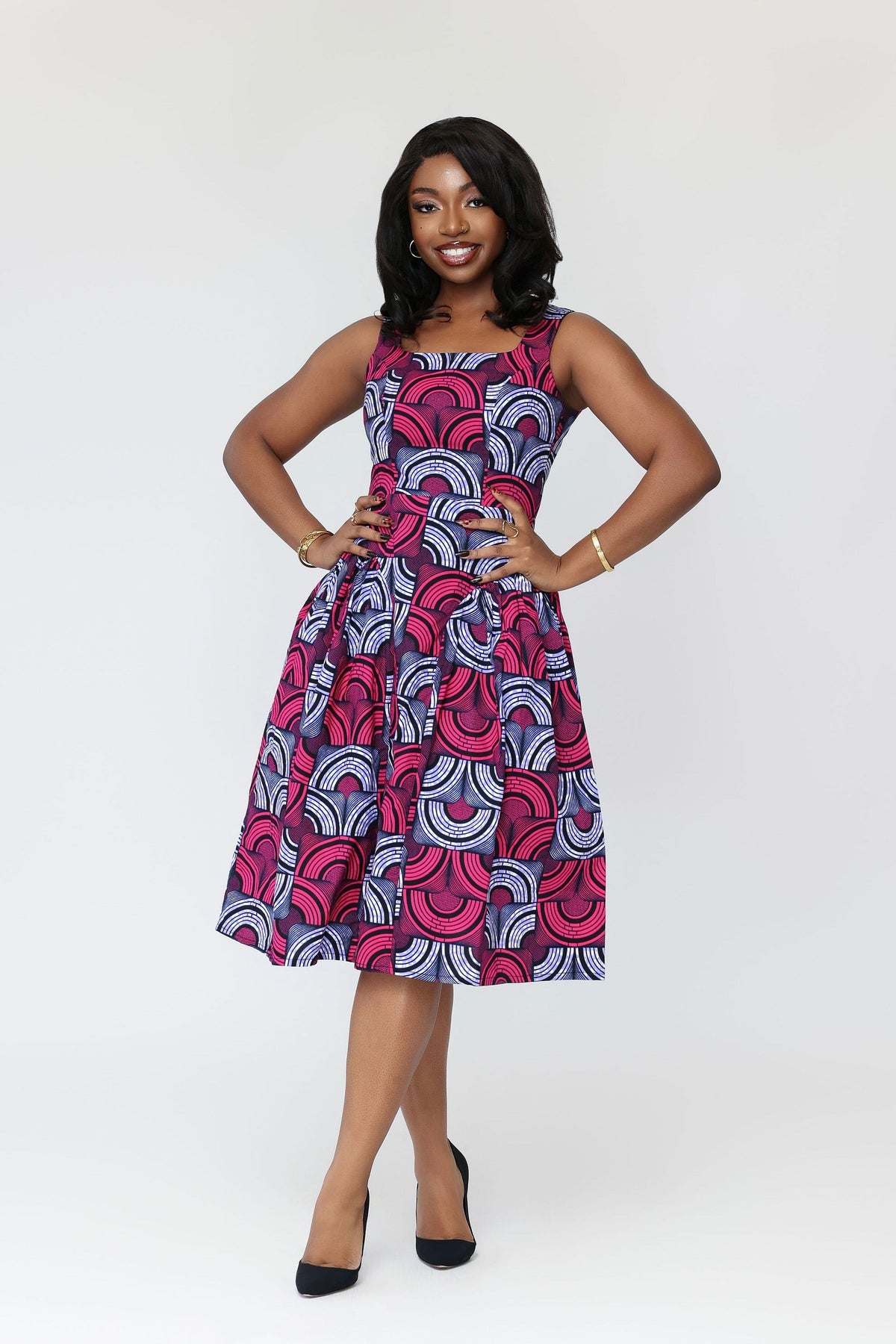 Idera African Print Dress