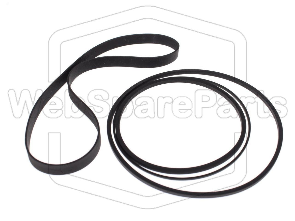 Kit de courroies pour magnétoscope Mitsubishi HS-306 E