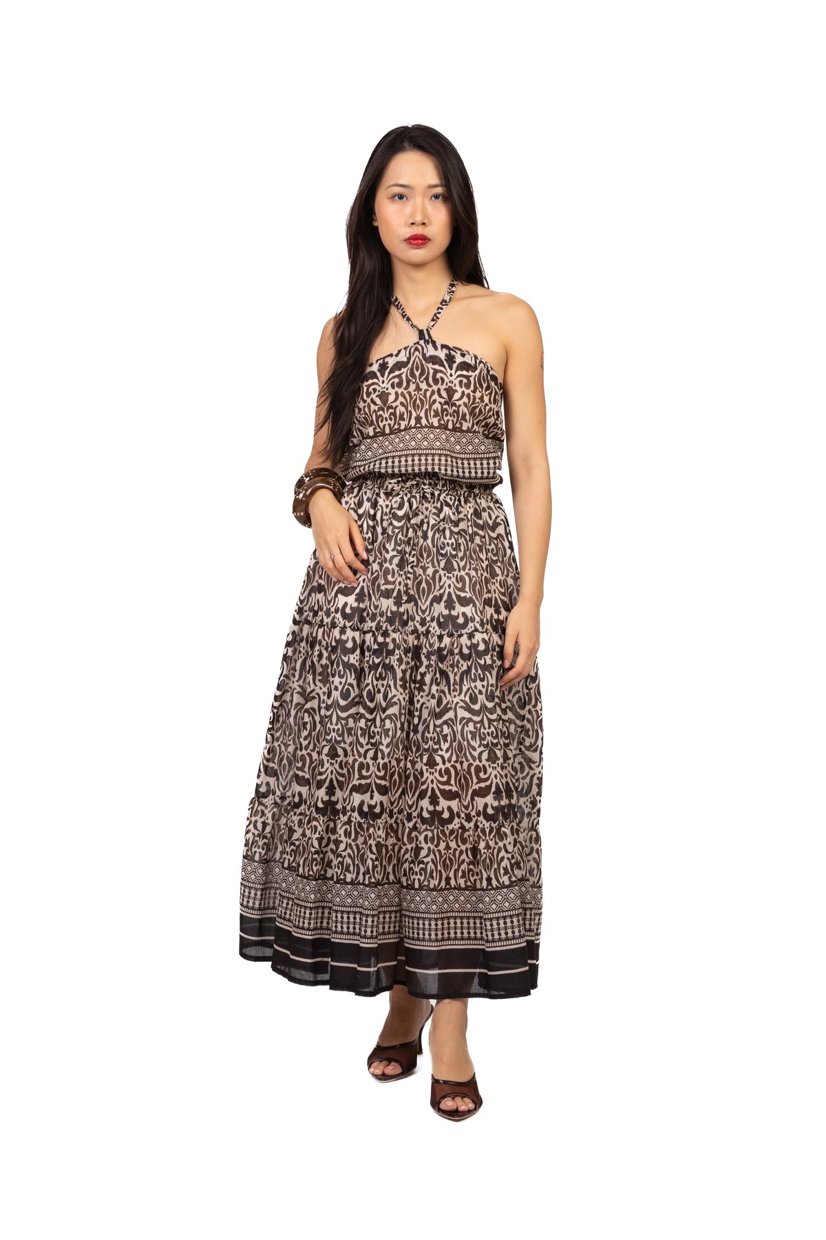 Tensione In - Completo top e gonna fantasia  Art. 39573