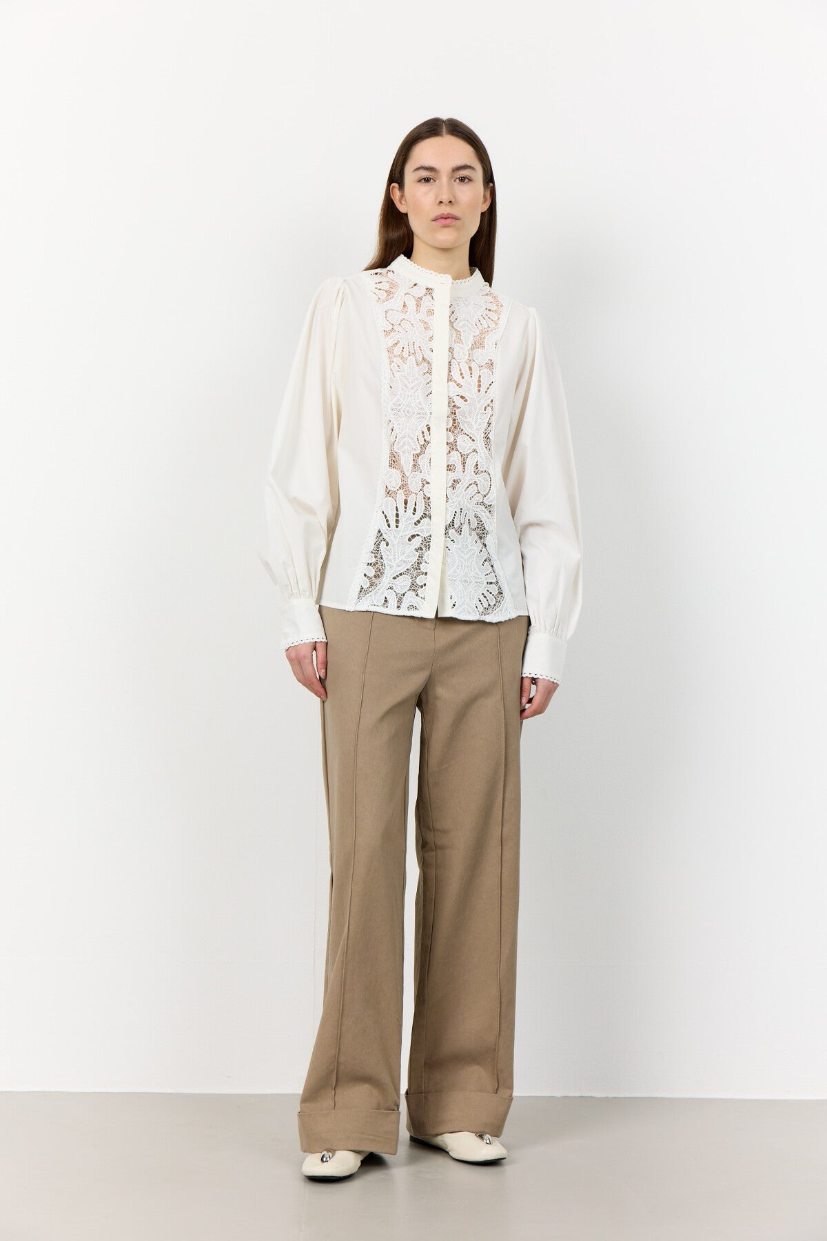 LR-KAMILLA 2 Skjorte Off white