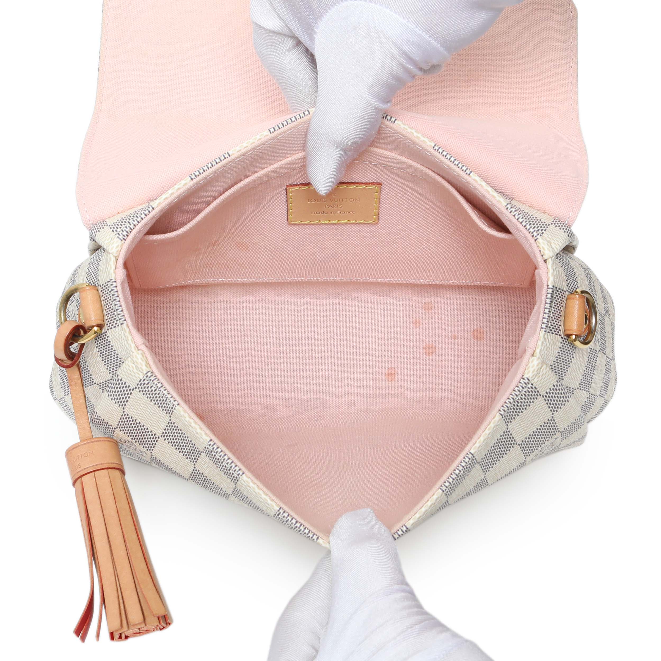 Louis Vuitton Damier Azur Croisette Handbags Louis Vuitton