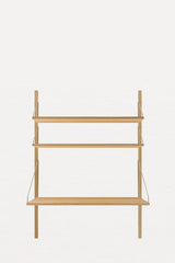 Hylle - Library Natural Oak Desk Section H1148