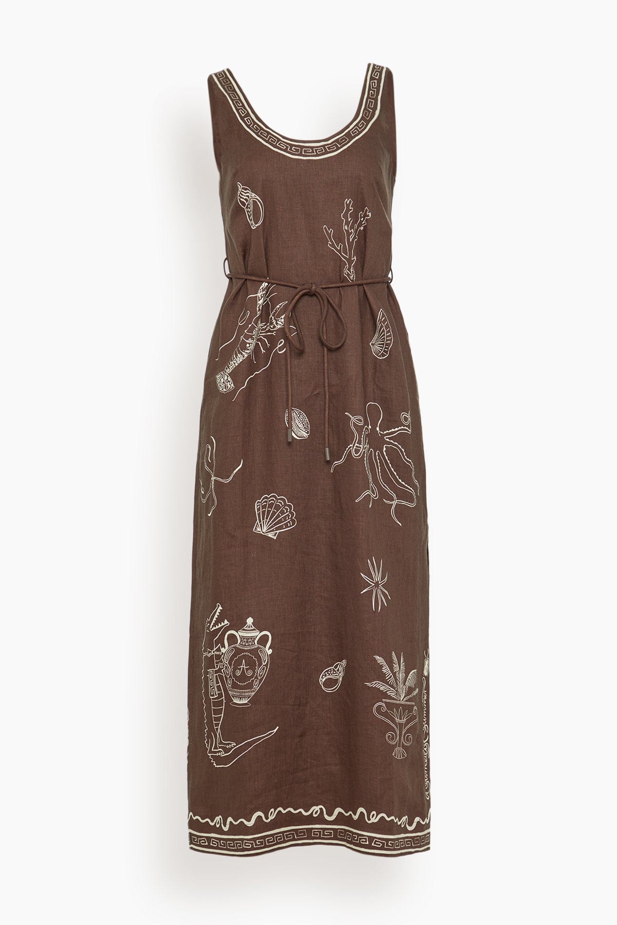 Alemais Casual Dresses Sammy Midi Dress in Chocolate (TS) Alemais Sammy Midi Dress in Chocolate (TS)