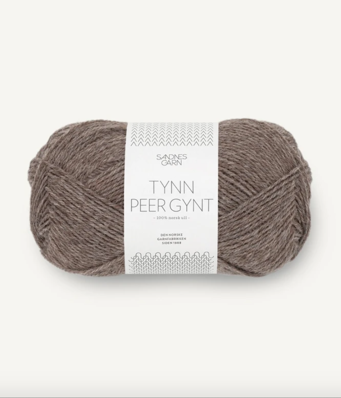 2652 Mellombrun Melert - Tynn Peer Gynt - Sandnes garn - Garntopia