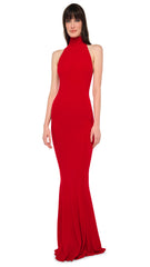 HALTER TURTLE FISHTAIL GOWN