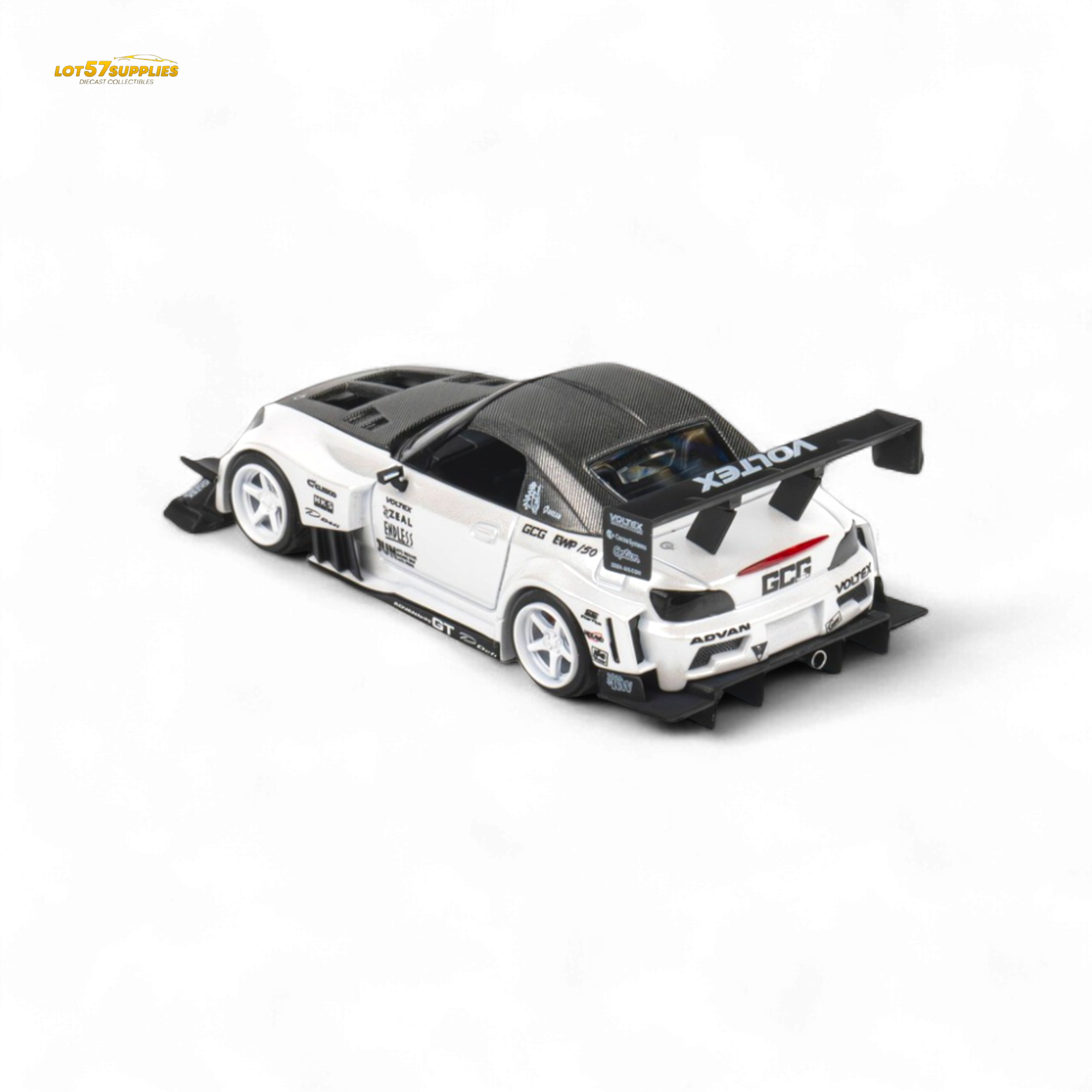 Microturbo Honda S2000 Metallic White 1:64 - Evergreen Kings