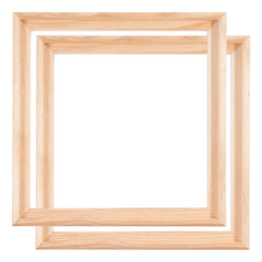 2 SCHATTENFUGENRAHMEN für KEILRAHMEN 50x50cm | Rahmen für Leinwände