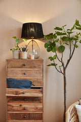 Ib Laursen ´Kairo´ mundblæst bordlampe - Sort
