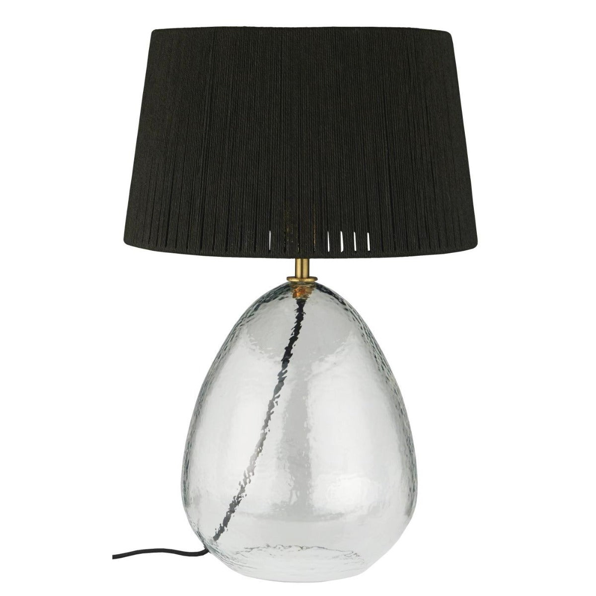 Ib Laursen ´Kairo´ mundblæst bordlampe - Sort