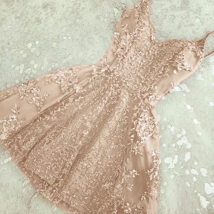 New V  Neck Backless Champagne Sequins Short Graduation Dresses Girls Mini Party Homecoming Dress SP321