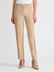 Bi-Stretch Straight Leg Pants in the Color Praline | Jones New York