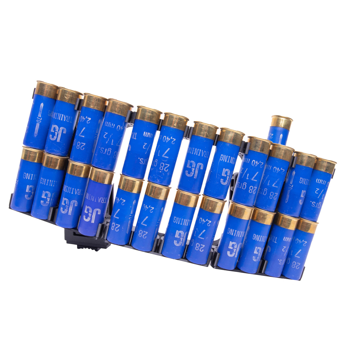 IPSC Shotgun Curved 12 Gauge Shotshell Holder Caddy 24+1 Belt Competition Tek-Lok V4.5