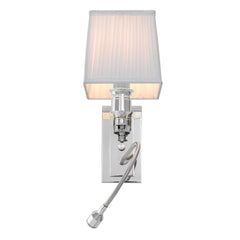 White Pleated Wall Lamp Ellington | Eichholtzmh.com